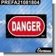 PREFA21081804: Premade Sign - Danger