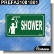 PREFA21081801: Premade Sign - Shower