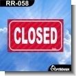 RR-058: Premade Sign - Closed