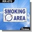 RR-070: Premade Sign - Smoking Area