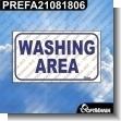 PREFA21081806: Premade Sign - Washing Area