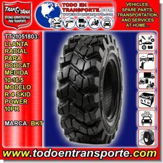 Read full article RADIAL TIRE FOR VEHICLE BOBCAT BRAND BKT SIZE 10-16.5 MODEL SKID POWER R-4 10PR Read full article RADIAL TIRE FOR VEHICLE BOBCAT BRAND BKT SIZE 10-16.5 MODEL SKID POWER R-4 10PR