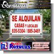 SMRR23052403: Iron Sheet with Cut Vinyl Lettering with Text Houses and Premises for Rent Advertising Sign for Real Estate brand Softmania Advertising Dimensions 23.6x15.7 Inches