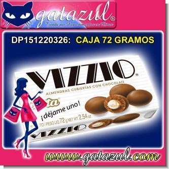 DP151220326:    CHOCOLATE CON ALMENDRAS VIZZIO EN CAJA DE 10 UNIDADES
