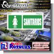 SMRR23090364: Pvc 3 Millimeters with Full Color Printing with Text Bathrooms for Women Advertising Sign for Fruit Packing Plant brand Softmania Rotulos Dimensions 15x7.1 Inches