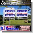 SMRR23120520: Iron Sheet with Cut Vinyl Lettering with Iron Frame and Tube Pole with Text for Sale, for Rent Advertising Sign for Real Estate brand Softmania Advertising Dimensions 35.4x23.6 Inches