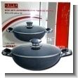 NON-STICK WOK WITH GLASS LID 26 CENTIMETER