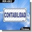 RR-082: Rotulo Prefabricado - Contabilidad