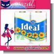 TOILET PAPER BRAND IDEAL 1000 SHEETS 1X4