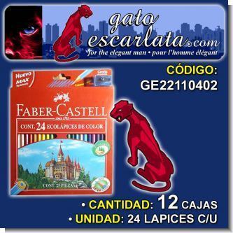 Lee el articulo completo CAJA DE 24 LAPICES DE COLOR LARGOS MARCA FABER CASTELL - 12 CAJAS Lee el articulo completo CAJA DE 24 LAPICES DE COLOR LARGOS MARCA FABER CASTELL - 12 CAJAS
