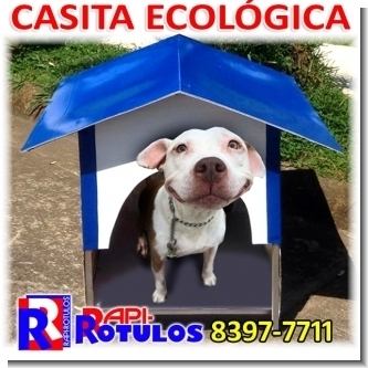 CASITA ECOLOGICA ayuda al Ambiente y a los Animalitos abandonados