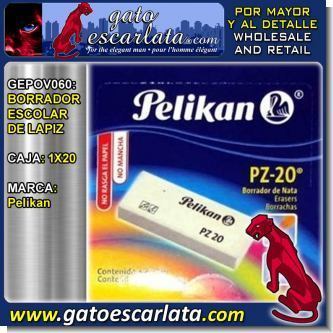 Lee el articulo completo BORRADOR ESCOLAR DE LAPIZ - CAJA DE 20 UNIDADES