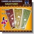ADORNOS DE NAVIDAD - CANDELAS DE NAVIDAD 1X4 - 12 CAJAS