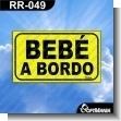 RR-049: Rotulo Prefabricado - Bebe a Bordo