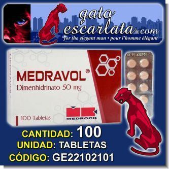 Read full article MEDRAVOL DIMENHYDRINATE 50 MG TO PREVENT NAUSEA, VOMITING AND DIZZINESS - BOX OF 100 TABLETS OF 50 MG
