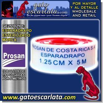 Lee el articulo completo ESPARADRAPO ESTERILIZADO MARCA PROSAN - 12 ROLLOS DE 1.5 PULGADAS POR 5 METROS Lee el articulo completo ESPARADRAPO ESTERILIZADO MARCA PROSAN - 12 ROLLOS DE 1.5 PULGADAS POR 5 METROS