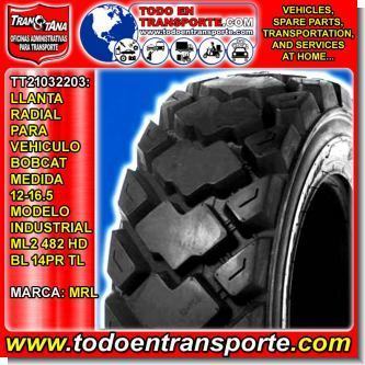 Read full article RADIAL TIRE FOR VEHICLE BRAND MRL SIZE 12-16.5 MODEL INDUSTRIAL ML2 482 HD BL 14PR TL Read full article RADIAL TIRE FOR VEHICLE BRAND MRL SIZE 12-16.5 MODEL INDUSTRIAL ML2 482 HD BL 14PR TL