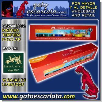 Read full article TEMPERA SCHOOL PAINT BRAND FABER CASTELL- 12 BOXES OF 6 BOTTLES