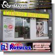 SMRR23090315: Iron Sheet with Full Color Adhesive Vinyl Labeling with Text Darmando Beauty Salon Advertising Sign for Beauty Salon brand Softmania Rotulos Dimensions 26.9x2.6 Foot
