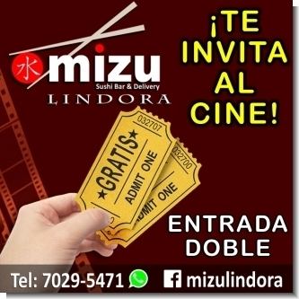 MIZU Lindora invites you to the movies. With each purchase she participates for a double entry totally free. Congratulations to Paula Arias Jimenez! For being the winner of this promotion. The winning invoice was number 6630. Whatsapp: 7029-5471 - Facebook: mizulindora Boulevard Lindora Shopping Center, 2nd floor, Local LC, in front of BAC San Jose. INVOICE