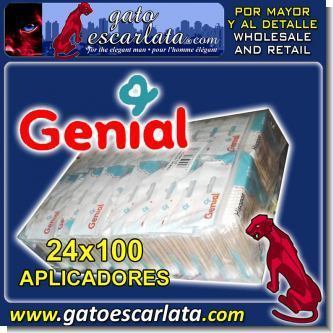 Lee el articulo completo APLICADOR DE MADERA MARCA GENIAL - PAQUETE DE 24 BOLSAS DE 100 UNIDADES