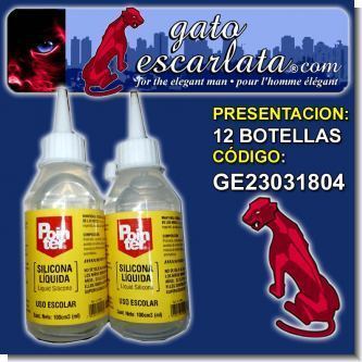 Lee el articulo completo SILICON LIQUIDO PARA MANUALIDADES ESCOLARES MARCA POINTER - 12 BOTELLAS DE 100 MILILITROS Lee el articulo completo SILICON LIQUIDO PARA MANUALIDADES ESCOLARES MARCA POINTER - 12 BOTELLAS DE 100 MILILITROS