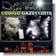 GA20112016: LUCES DE NAVIDAD - LLUVIA MULTICOLOR LED 100 LUCES