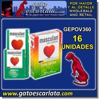 Read full article MALE CONDOM BRAND MASCULAN - 16 UNITS