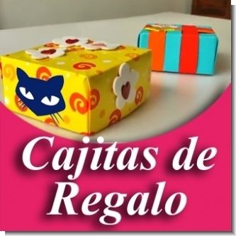 MANUALIDADES:  Confeccionar cajitas de regalo