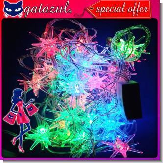 GATAGE23101502:    CHRISTMAS LIGHTS: multicolor LED star series