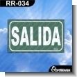 RR-034: Rotulo Prefabricado - Salida