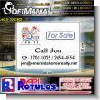 SMRR23091632: Acm 4mm Aluminum with Cut Vinil Lettering with Text Emerald Shores Realty for Sale Advertising Sign for Real Estate brand Softmania Rotulos Dimensions 15.7x11.8 Inches