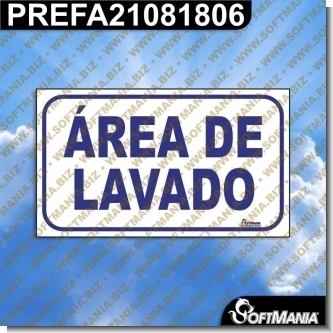 Lee el articulo completo Rotulo Prefabricado - AREA DE LAVADO Lee el articulo completo Rotulo Prefabricado - AREA DE LAVADO