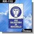RR-110: Rotulo Prefabricado - Uso Obligatorio de Mascarilla