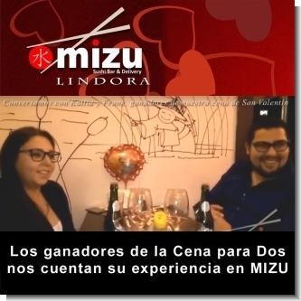 Conversamos con los ganadores de nuestra Cena para Dos en MIZU Lindora