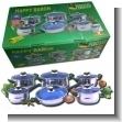 STAINLESS STEEL POTS SET OF 6 UNITS