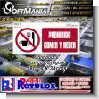 SMRR23090353: Pvc 3 Millimeters with Full Color Printing with Text Danger Passing Forklifts Advertising Sign for Fruit Packing Plant brand Softmania Rotulos Dimensions 15x7.1 Inches
