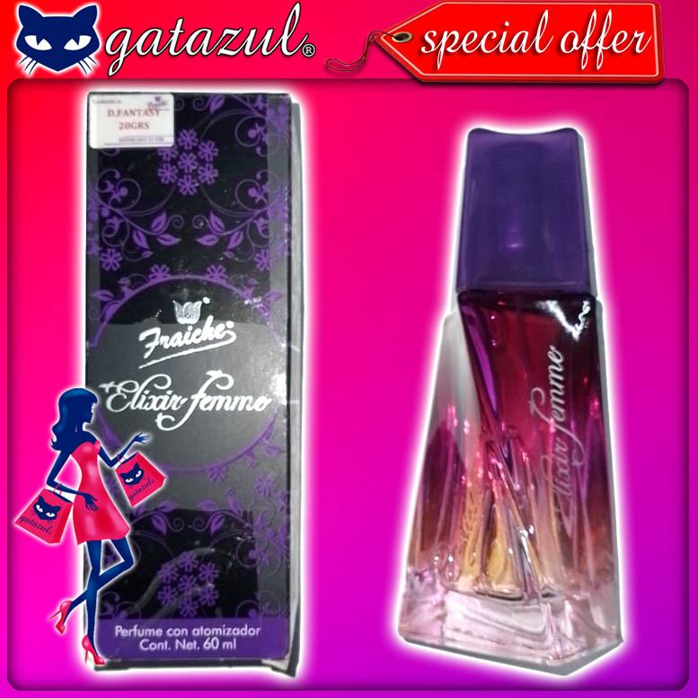Read full article PERFUME FOR WOMEN WITH SPRAY ELIXIR FEMME BRAND FRAICHE 60 MILLILITRES Read full article PERFUME FOR WOMEN WITH SPRAY ELIXIR FEMME BRAND FRAICHE 60 MILLILITRES