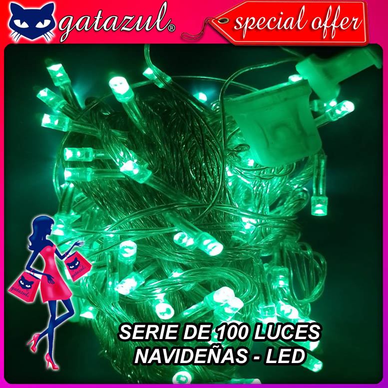 Lee el articulo completo LUCES DE NAVIDAD: serie de 100 luces LED